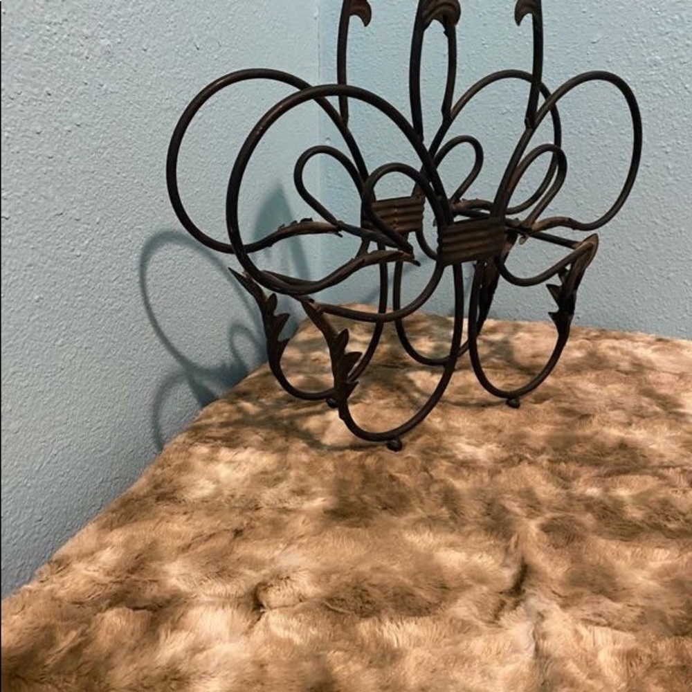 Cast Iron Wine Rack - Picture 3 of 3